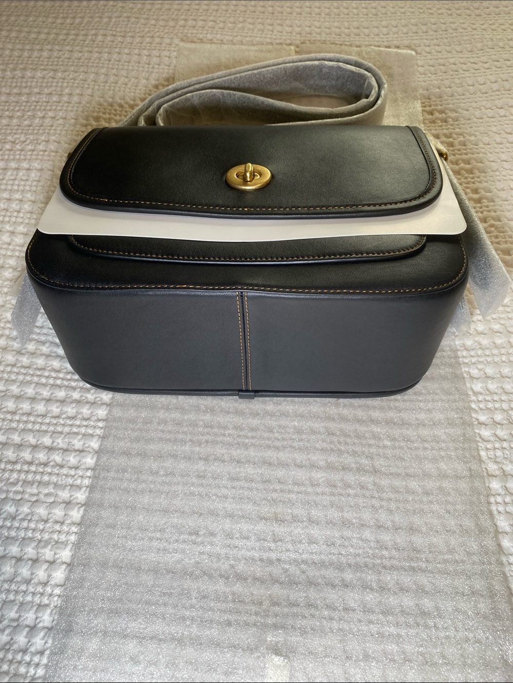 NWT Coach Rambler Black Glove Tanned Leather🖤 - Picture 5 of 16